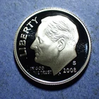 2008-S Silver Roosevelt Dime  Gem Proof