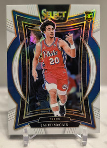 2024-25 Panini Select JARED MCCAIN RC Concourse White Prizm /149 (76ers)