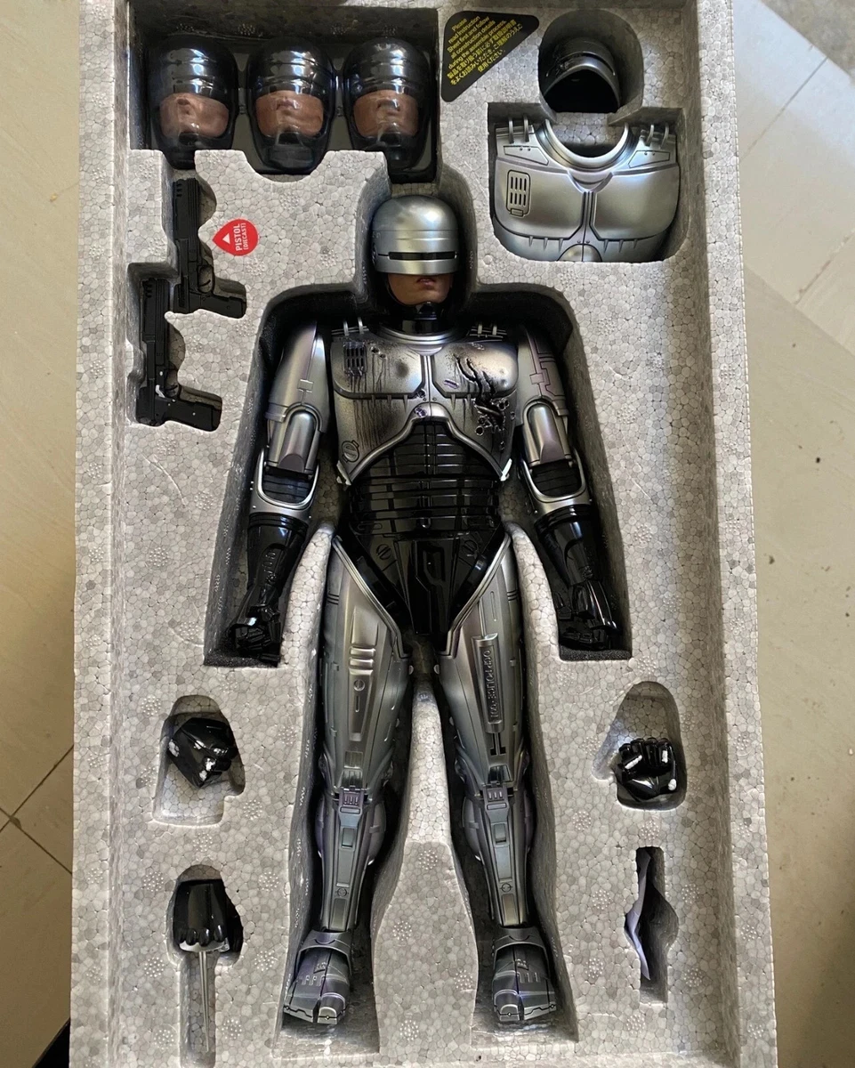 Figurine Hot Toys RoboCop 1/6 – Avec Headsculpt Alex Murphy MMS202/265, Loose Sans Boîte