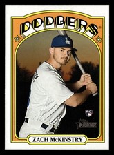 Zach McKinstry 2021 Topps Heritage #686 Los Angeles Dodgers Rookie RC *029
