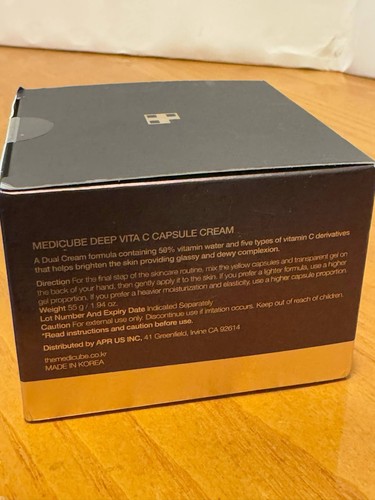 MEDICUBE Deep VITA C Capsule Cream 55g / 1.94 oz. Sealed! Exp 06/2027 - Picture 2 of 5