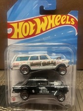 π₯β½οΈHOT WHEELS GASSER 2 Pack β55 Bel Air High Roller β64 Chevy Nova Wagon Wagon