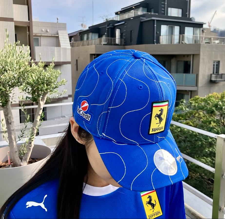 Ferrari PUMA F1 Monza GP 2025 Blue Hat Limited Edition Racing Cap