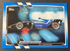 /99 Blue Felipe Drugovich #118 - 2021 Topps Formula 1 F1 F2 Flagship Card - NM