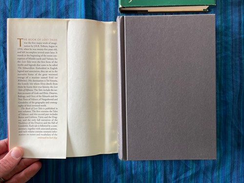 The Book of Lost Tales : History of Middle Earth 1&2 by JRR Tolkien (1984 HCDJ) - Picture 11 of 17