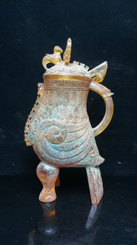 Cristal antiguo chino hecho a mano grande y de alta calidad * pájaro * dispositivo de belleza F - Imagen 2 de 9