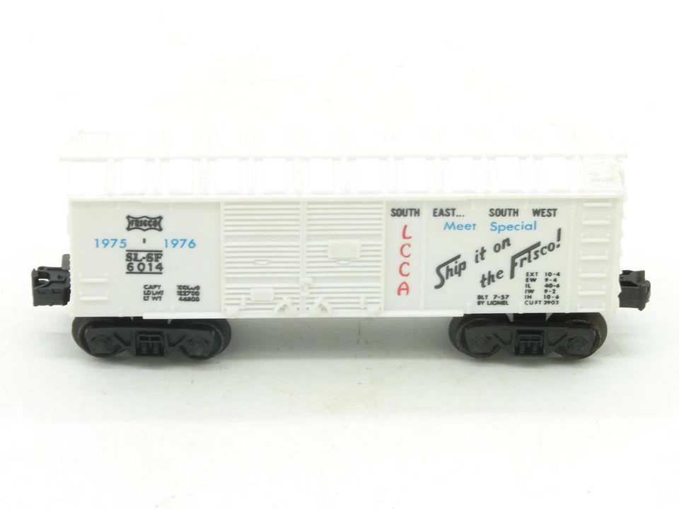 Lionel O Gauge O-27 Frisco 6014-900 LCCA Meet Box Car 1975 - 1976 in Box - Image 2 of 4