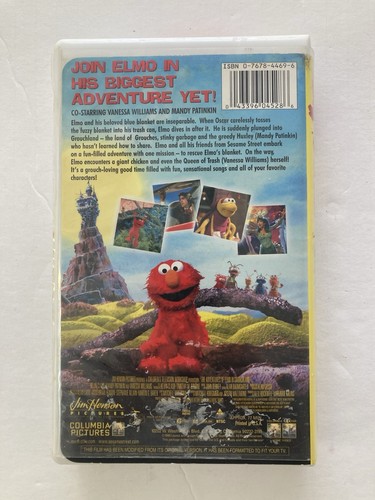 The Adventures Of Elmo In Grouchland (VHS, 1999, Clamshell) Columbia Pictures - Picture 3 of 9