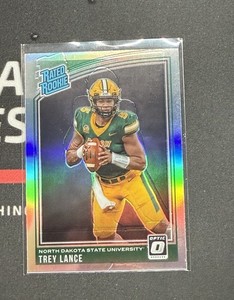 2021 Chronicles Draft Picks Trey Lance Donruss Optic Rookie RC #203 Holo Silver