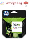 Genuine HP 302XL Colour ink cartridge for Deskjet 2130 All-in-One Printer - F6U6