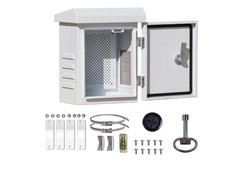 Outdoor Electrical Enclosure Weatherproof Box - 9.1 * 11.6 * 5.7" Galvanized Pla