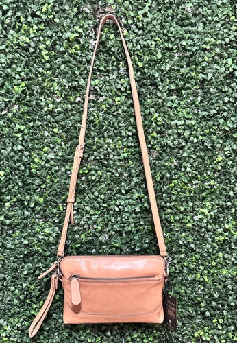 NWT Frye Melissa Crossbody Wristlet PURSE SMALL APRICOT - Picture 5 of 16