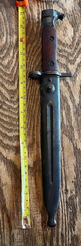 Unique Vintage 1950’s Egyptian Hakim Bayonet and Scabbard - Picture 2 of 19