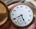 Antique 1900s Elgin Model 5, Class 63, 18s, 17 Jewels, Pocket Watch, Etched Case