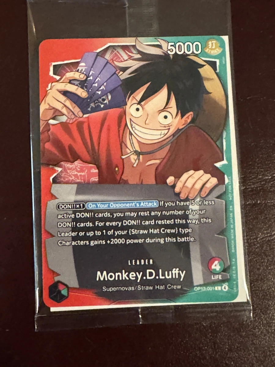 Monkey.D.Luffy-Op13-001 OP13-001 One Piece Promotion Cards for