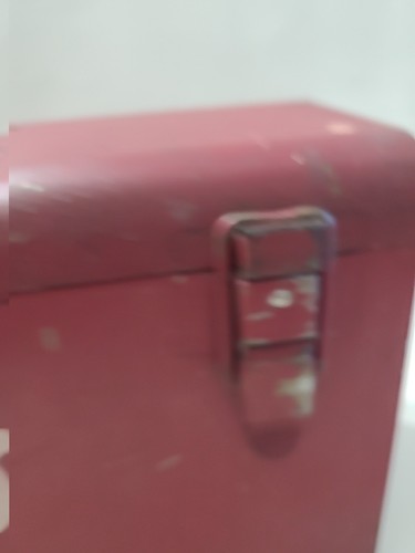 Thor Elektro Werkzeugkoffer Vintage 40er Jahre rot Metall alt 19" lang alt (siehe unten) - Bild 10 von 24