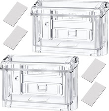 Outdoor Business Card Holder Clear Wall Mount Acrylic Business Card Box Included