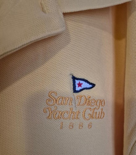 San Diego Yacht Club Polo Golf Shirt t shirt 2XL XXL - Picture 1 of 3