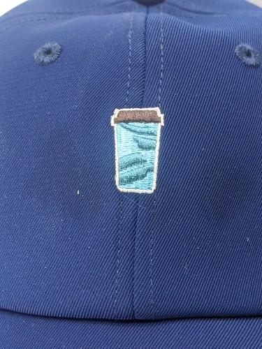 Karibu Kaffee Mütze Baseball Cap Strapback Logo verstellbar OSFM blau Unisex - Bild 3 von 9