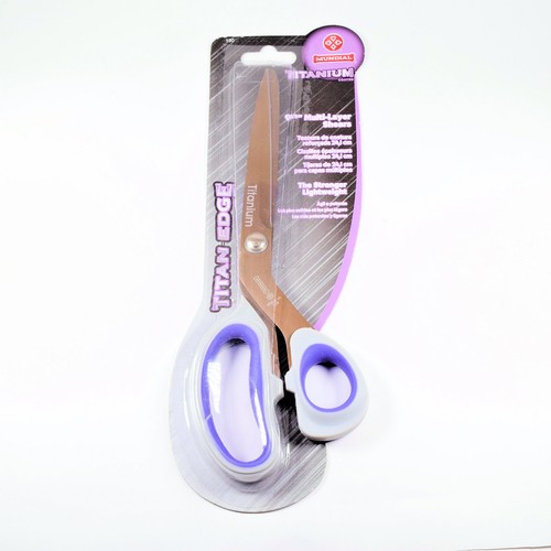 Mundial #590 Titanium Coated 9.5-Inch Multi Layer Dressmaker Shears - Picture 2 of 5