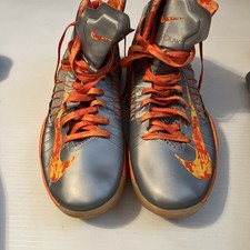 Nike Hyperdunk 2012 Gray & Orange  Size 12