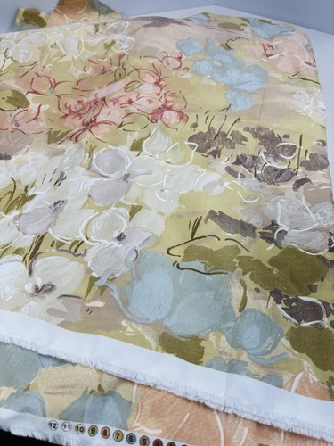 10 Yards Pastel Floral Decorator Fabric 55” Wide - Picture 5 of 5