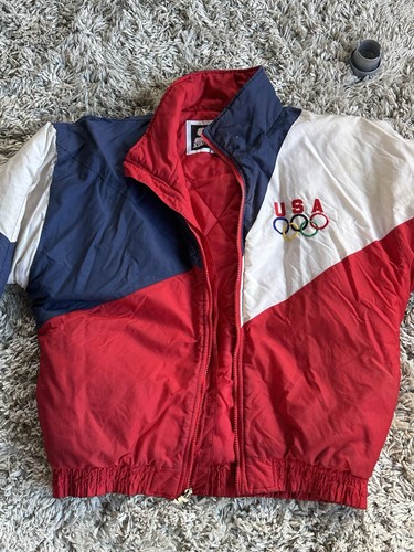 Vintage 1996 Atlanta Olympic Winter Games Team USA Puffer Jacket Medium