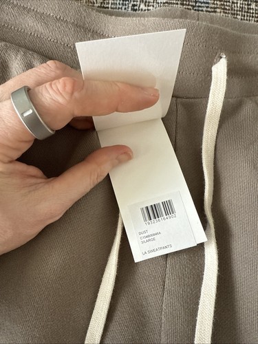Felpa John Elliott LA French Terry taglia 3 Large Dust $200 Made in USA CON etichetta - Foto 2 di 6