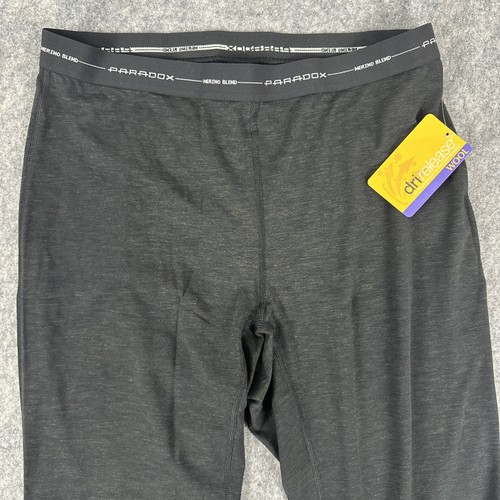 Paradox Merino Blend Dri Release Wool Base Layer Bottom Womens M Black NWT - Picture 5 of 8