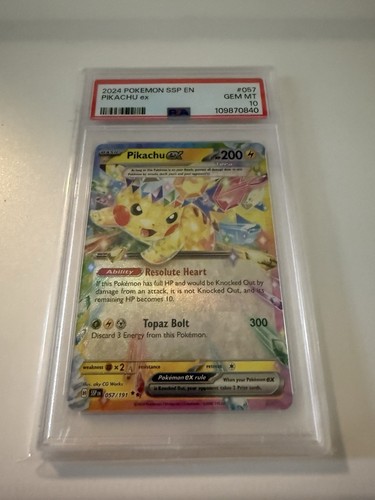 Surging Sparks Pikachu PSA 10