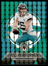 2023 Mosaic Epic Performers Green Mosaic Prizm Trevor Lawrence Jacksonville