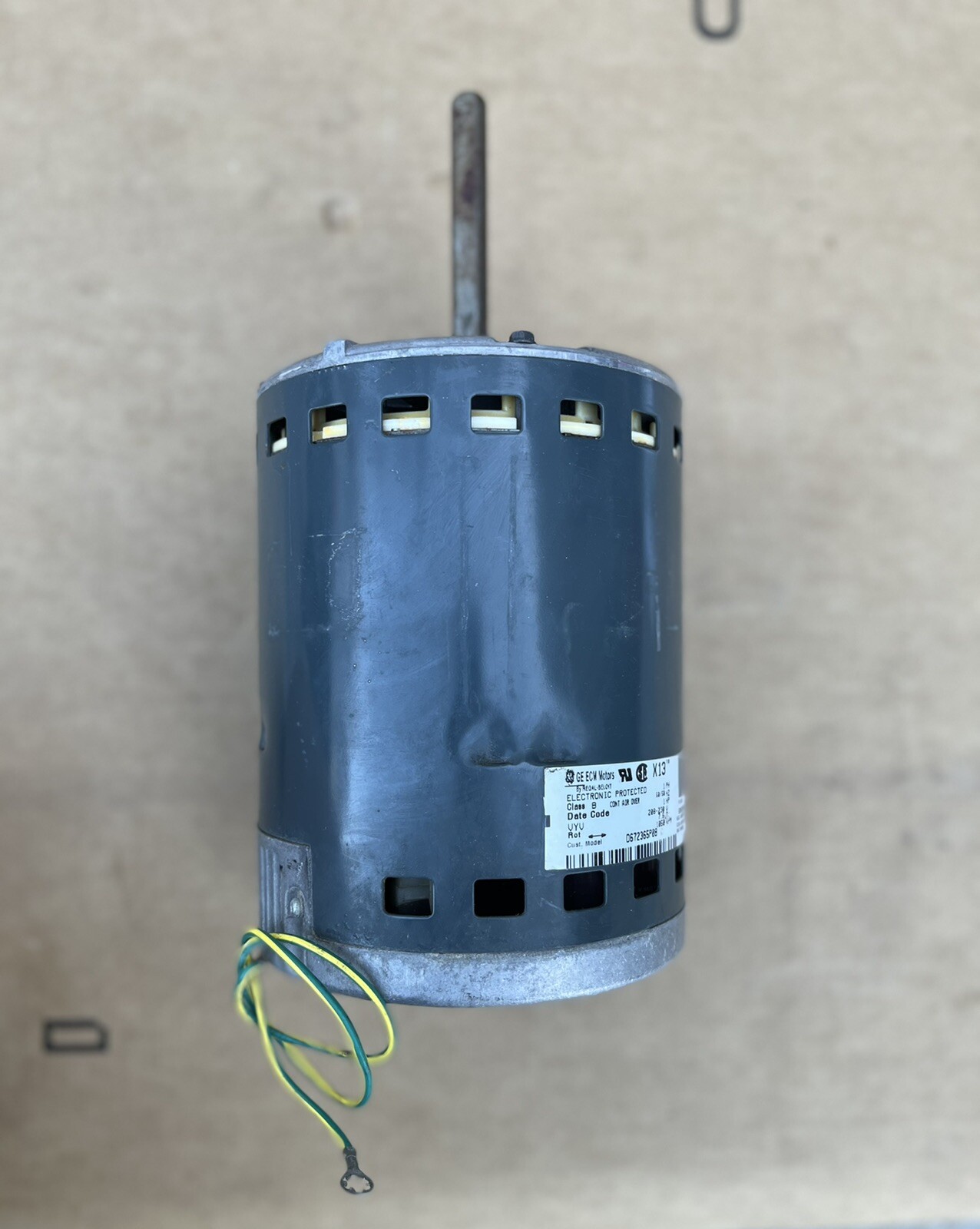 GE ECM X13 Blower Motor 5SME39SXL051 1HP 208/230V 1050RPM D672365P08 CCW 230V eBay