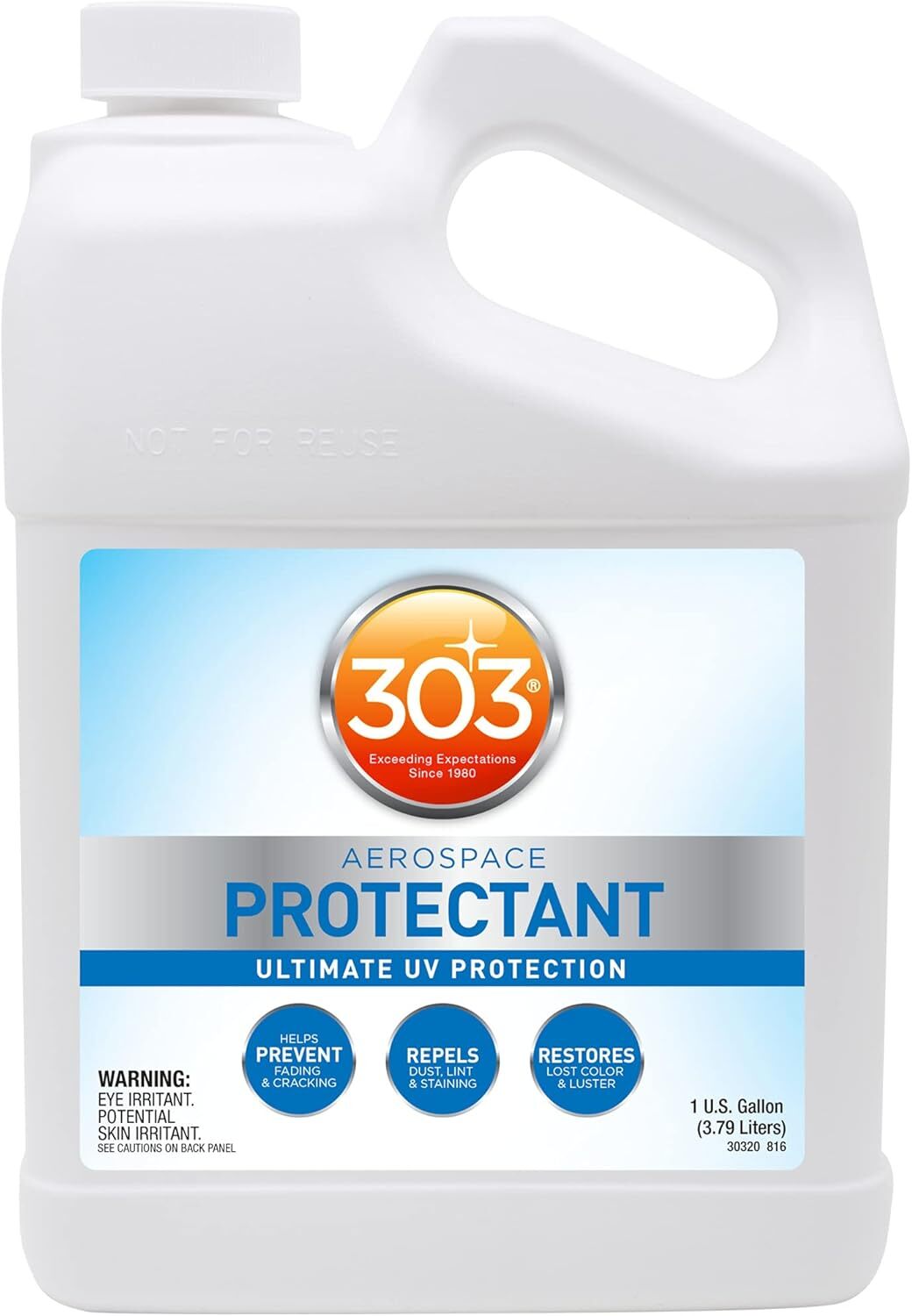 Aerospace Protectant UV Protection Repels Dust, Dirt, & Staining 128 Fl. Oz.