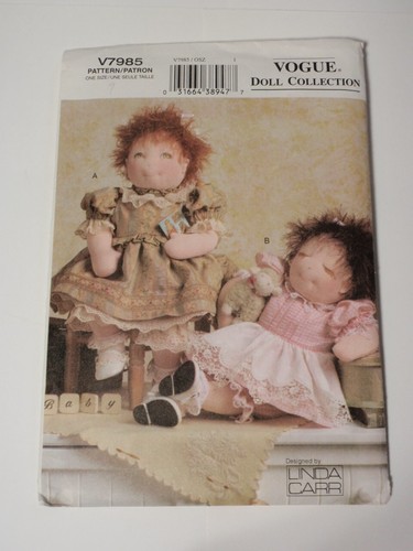 Lot 2 Vogue 15” Doll Clothes Pattern V7985 V8013 UNCUT - Picture 2 of 6