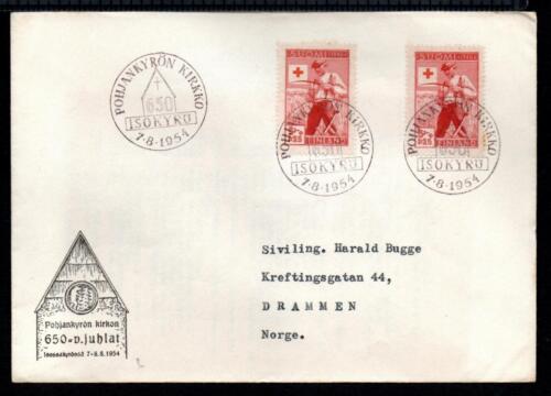 FINLAND 1954 Red Cross Cover to Norway - Picture 1 of 1