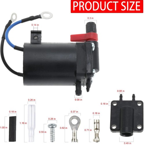 Fuel Primer Choke Solenoid for Omc Johnson Evinrude 5007356 5828665 397909 43762 - Picture 4 of 12