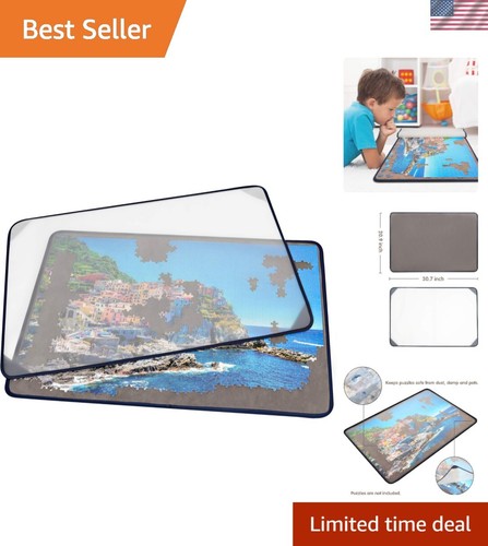Compact Puzzle Mat with Anti-Slip Surface for Easy Storage - Up to 1000 Pieces