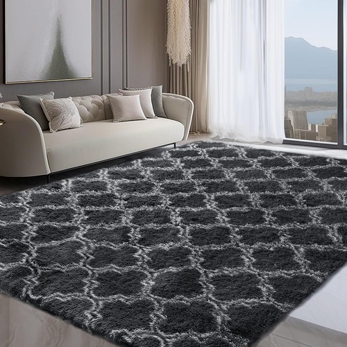 Hochflor Teppich Viele Farben & Größe Wohnzimmer Fellteppich Kunstfell Weich🔥 - Bild 53 von 108