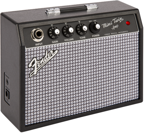 SALE! Fender Mini '65 Twin Amp,9v Battery Powered,Two 3" Speakers,1 W,0234812000 - Picture 1 of 9