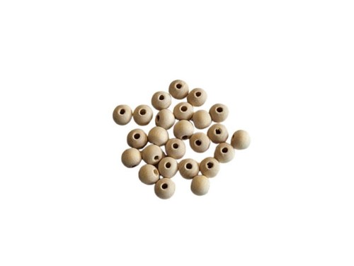 Holzkugeln natur Ø10-50mm Rohholzkugeln mit Bohrung - Bild 2 von 8