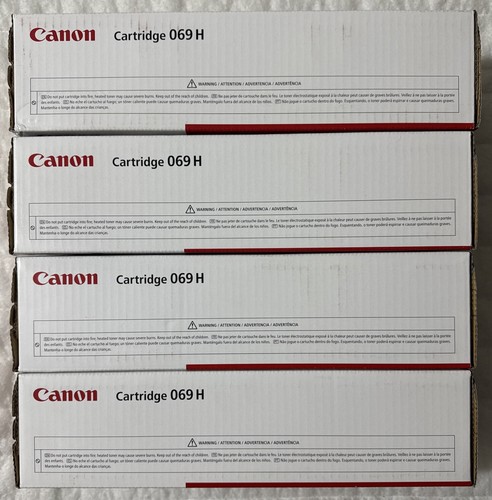 Canon 069H Black Cyan Magenta Yellow High Yield Toner Cartridge Set Retail Boxes - Bild 5 von 12