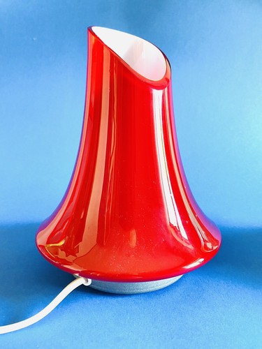 π΄ VISTOSI set 2 lampade vintage in vetro di Murano incamiciato anni 90 - Foto 3 di 5