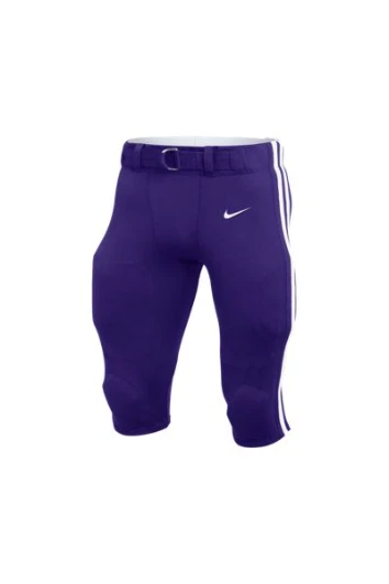 Pantaloni da calcio Nike Alpha Elite a righe bianco e viola taglia XXL