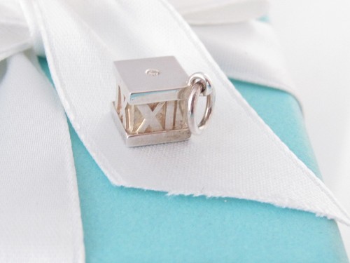 NUEVO TIFFANY & CO PLATA ATLAS DIAMANTE COLGANTE 4 COLLAR PULSERA BOLSA - Imagen 4 de 6