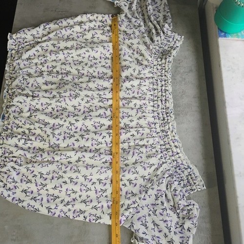 Free People Rose Valley Blouse Floral Cottagecore Bell Sleeves Boho Womens Large - Bild 12 von 14