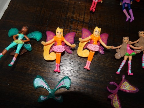 Großes Set 12 Winx Puppen Figuren + Tortenaufleger Mädchen xtra Ring Flügel Haarspangen - Bild 4 von 12
