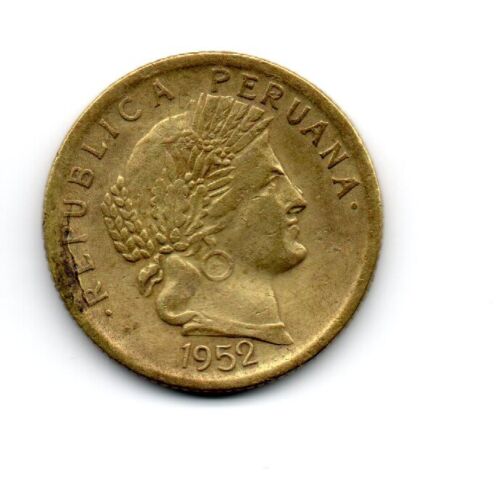 Perú 1952, Ceres facing right, 10 centavos, accept offers - Picture 2 of 2