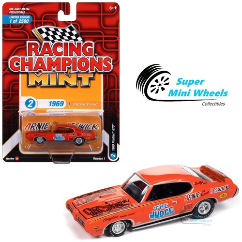 Racing Champions 1:64 - 1969 Pontiac GTO – Orange - Picture 1 of 2