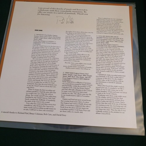 Living Music Collection '86 by Paul Winter and Friends (Vinyl LP 1986) LM 0008 - Picture 8 of 12