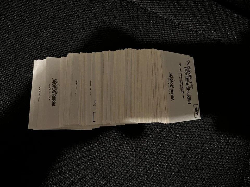 SET COMPLET COMPLETO STICKERS HASBRO BORBA NO PANINI TRANSFORMERS 1991 MINT - Photo 3/3